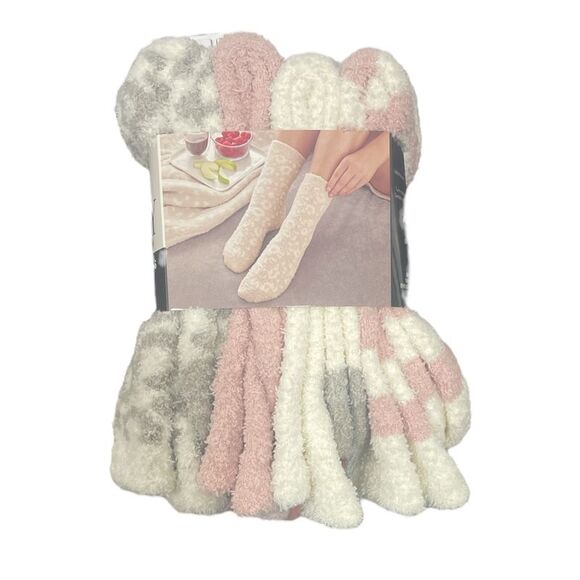 Member's Mark Women's 4 -Pair Luxury Premier Collection Cozy Socks - Basic - Picture 2 of 2